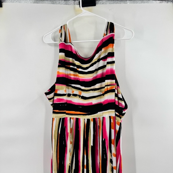 Bob Mackie Pink Maxi Sundress Sleeveless 3X - Picture 6 of 8